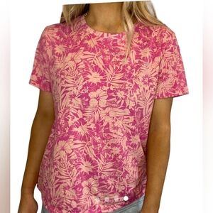 Fresh Produce Crewneck Tee Shirt Tropical Pink Size X-Large